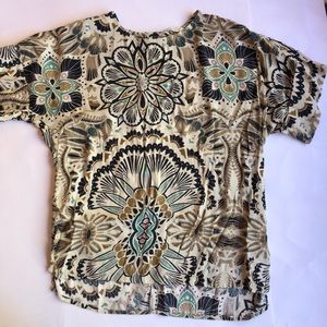 Tribal Print Top